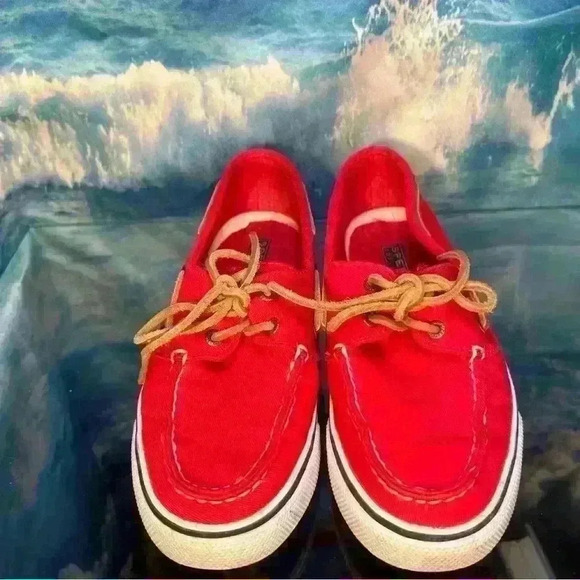 Red Sperry’s Topsider Boat Shoe - Picture 9 of 16